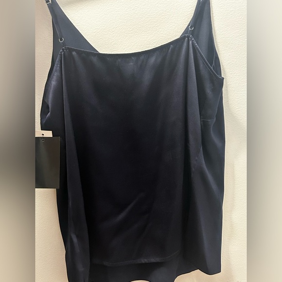 L'AGENCE Midnight Navy Blue Silk Camisole - Medium - Authentic - NWT - Picture 4 of 6